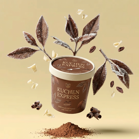 Schokoladeneis im Becher von Kuchenexpress24